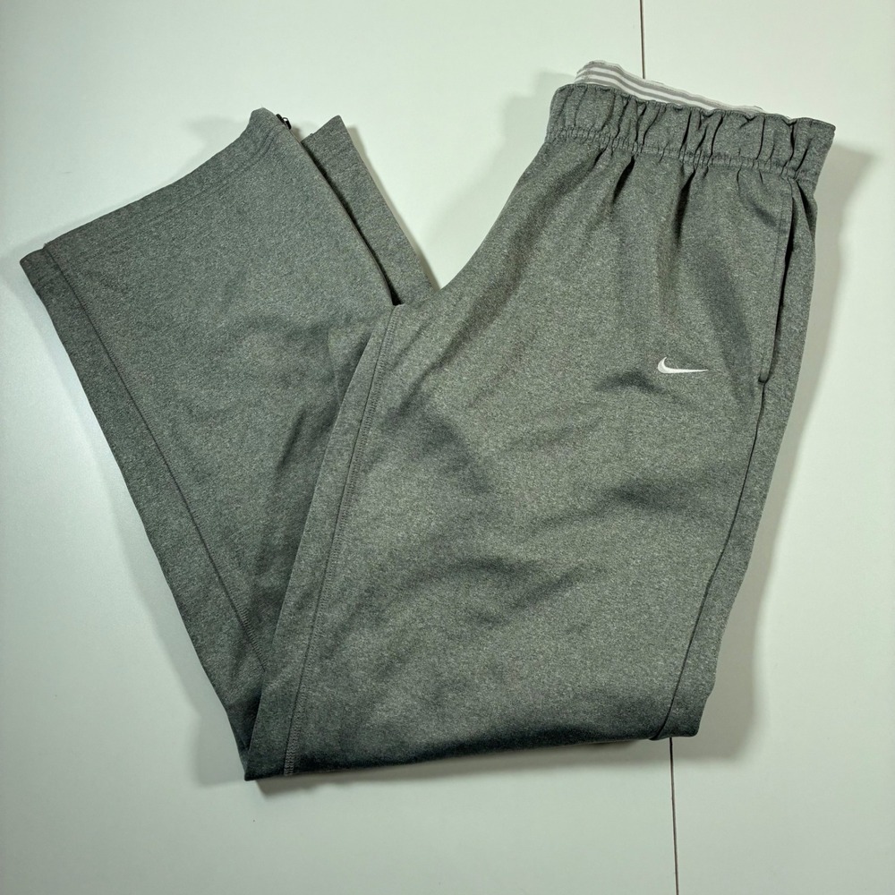 Nike Sweatpants Large Grey Therma-FIT Fleece Athleisure Training‎